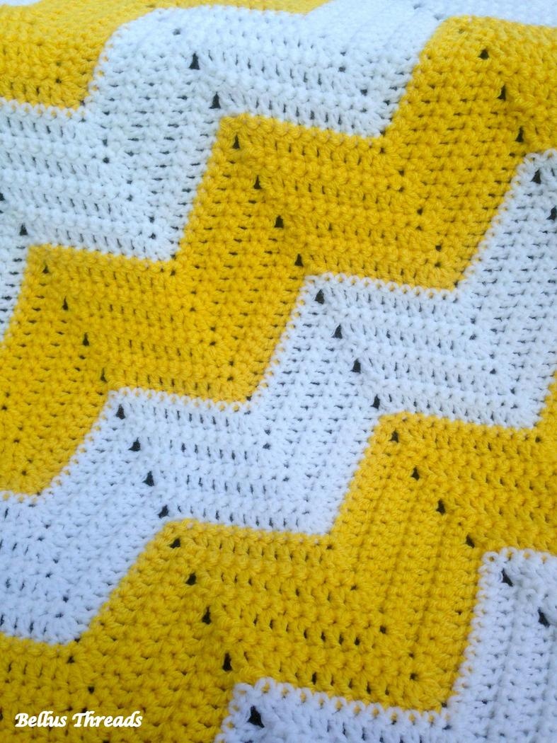 Stitch Easy Crochet Afghan Free Pattern Bellus Threads