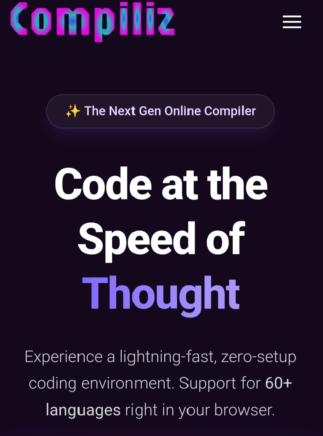 AboutMe banner for @compiler