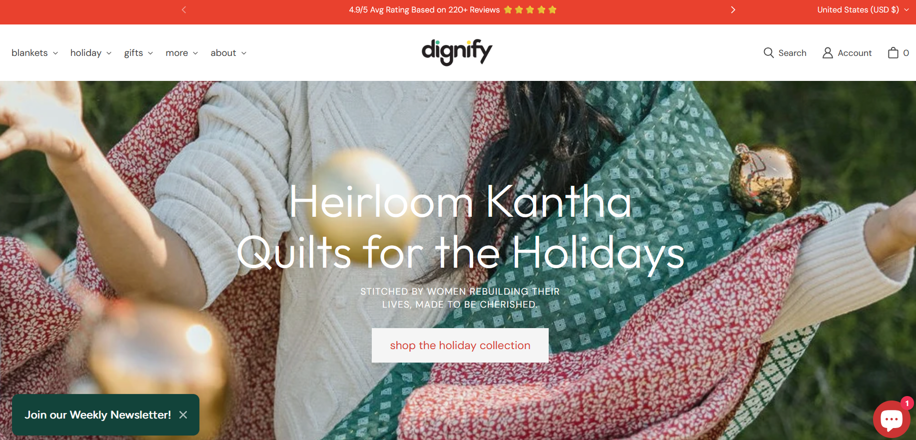 AboutMe banner for @dignify