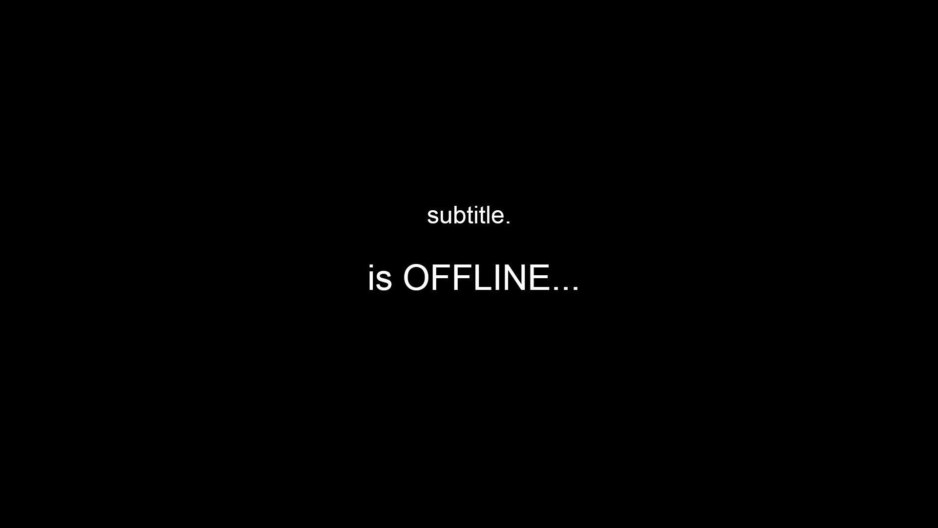 AboutMe banner for @subtitle