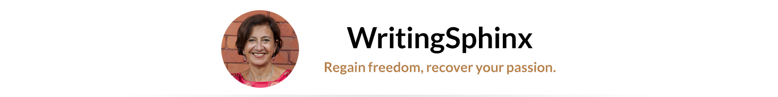 AboutMe banner for @writing